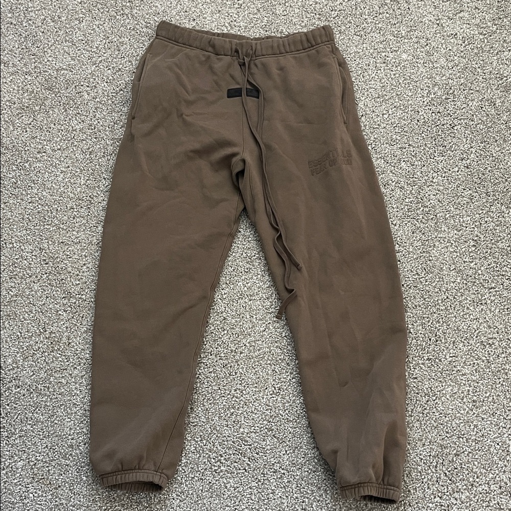 Essentials Brown Sweatpants - image 1